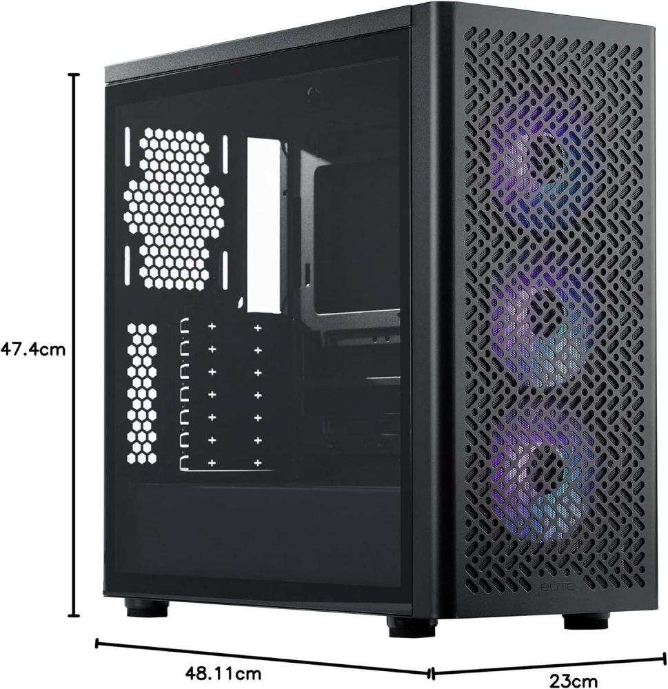 Gabinete Cooler Master ELITE 502 Negro