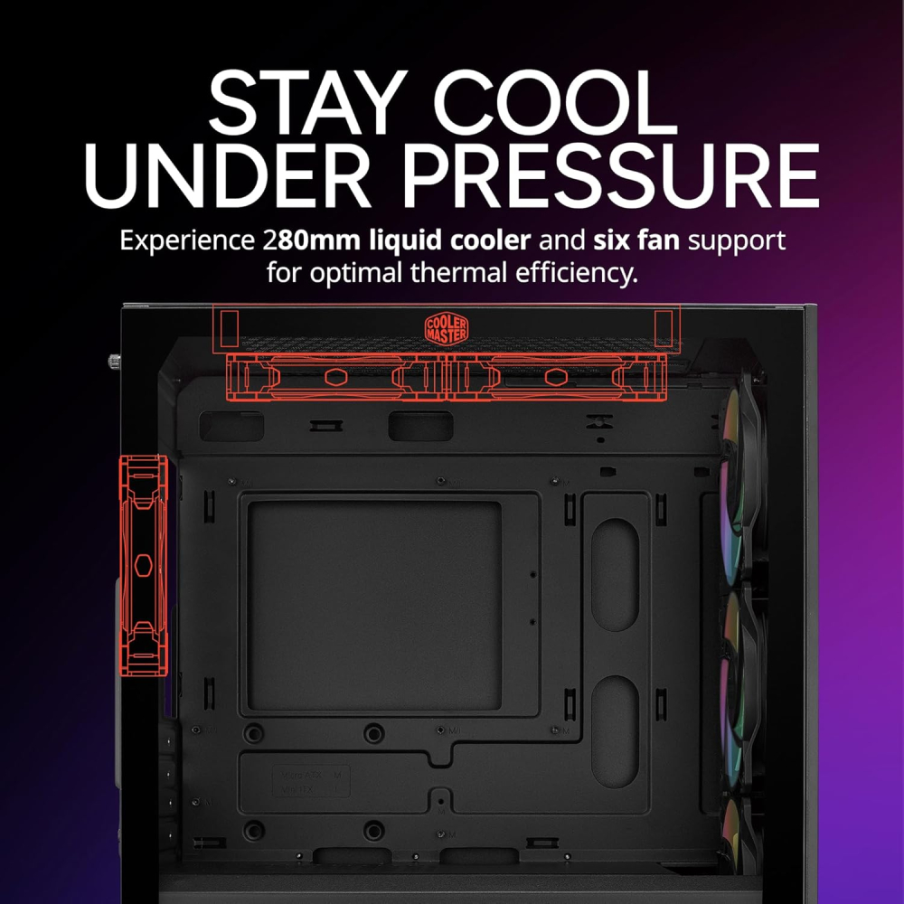Gabinete Cooler Master ELITE 302 Negro
