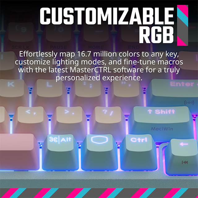 Teclado Cooler Master MK770 Macaroon