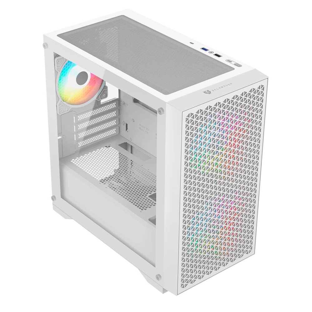 Gabinete Balam Rush Carbono 4000A Blanco
