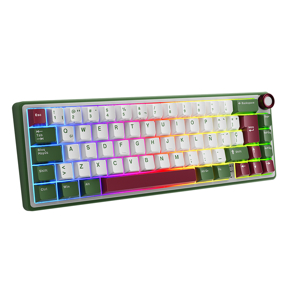 Teclado Royal Kludge R65 Green Sand