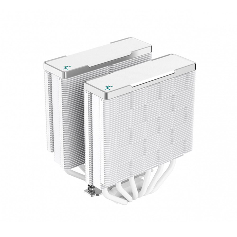 Disipador de Aire DeepCool AK620 WH, 2 Torres 2 Ventialdores 120mm, Color Blanco