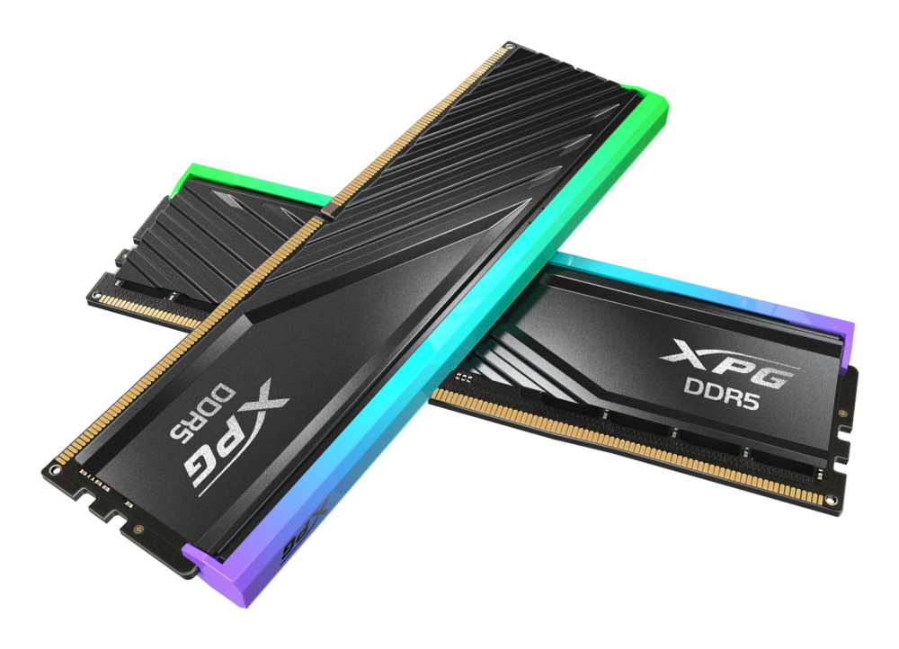 Kit de Memoria RAM DDR5 DIMM 48GB (2x24) 6000MHz CL30 XPG Lancer Blade RGB, Color Negro. AX5U6000C3024G-DTLABRBK