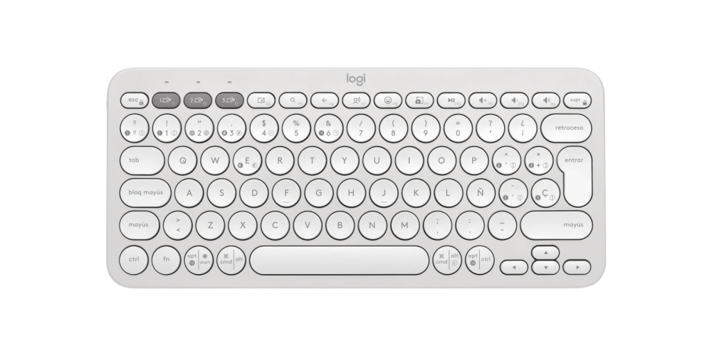 Teclado Logitech Pebble Keys 2 Blanco
