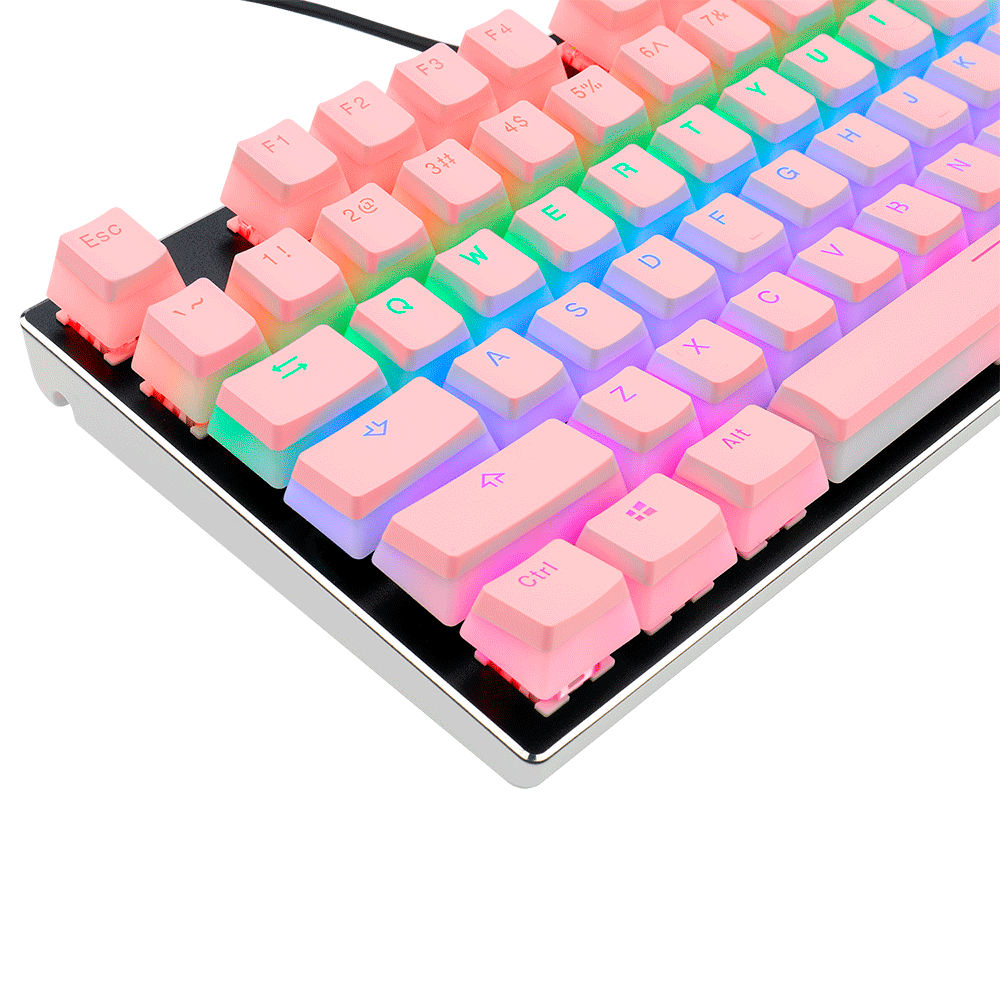 Set de 104 Keycaps RedDragon A130 Rosa en Español