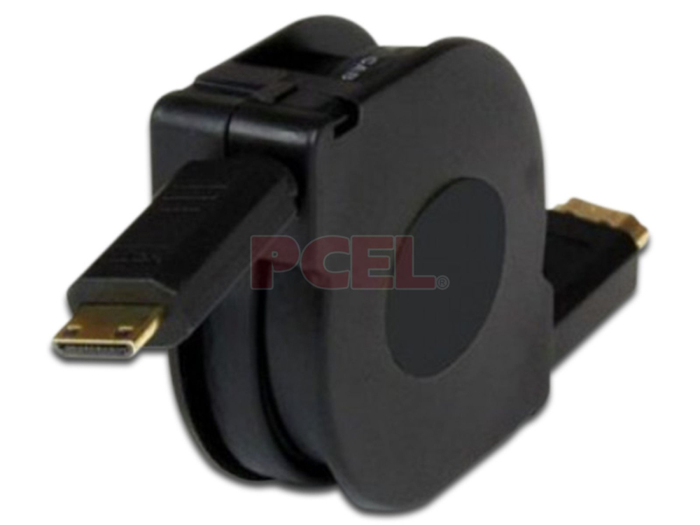 Cable de Video 1.1m HDMI a HDMI BroBotix, Retractil. 201135