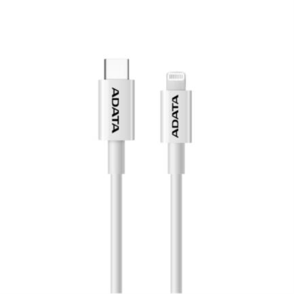Adata Cable de Carga Certificado MFi Lightning Macho - USB A Macho, 1 Metro,  para iPod/iPhone/iPad