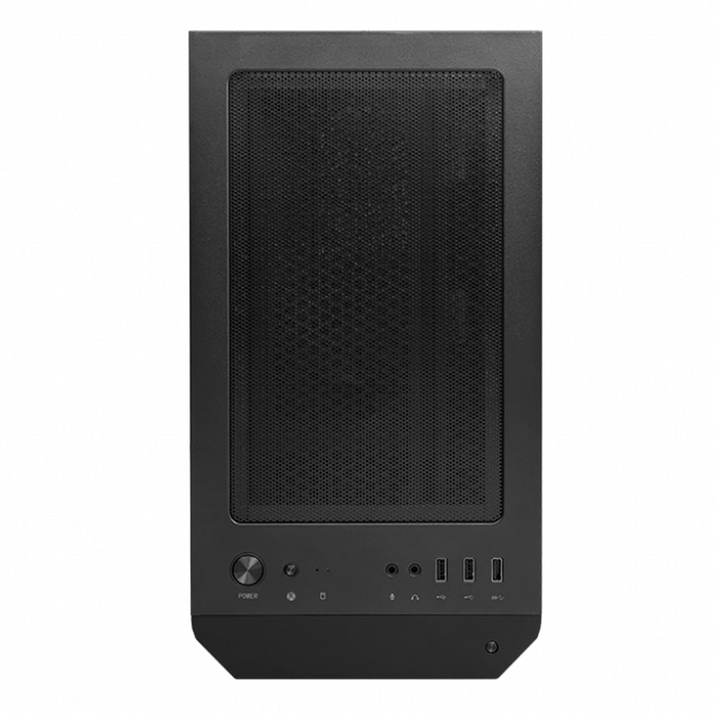 Gabinete Micro-ATX MSI MAG FORGE M100A, Incluye 4 Fans 120mm RGB, Radiador 240mm Max, Color Negro