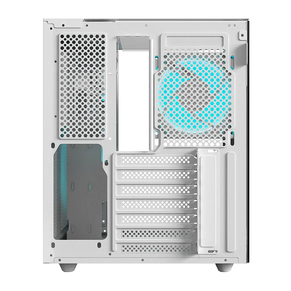 Gabinete ATX Balam Rush Tank Majestic 6600, Incluye 3 Fans 120mm ARGB, Radiador 240mm Max, Color Blanco