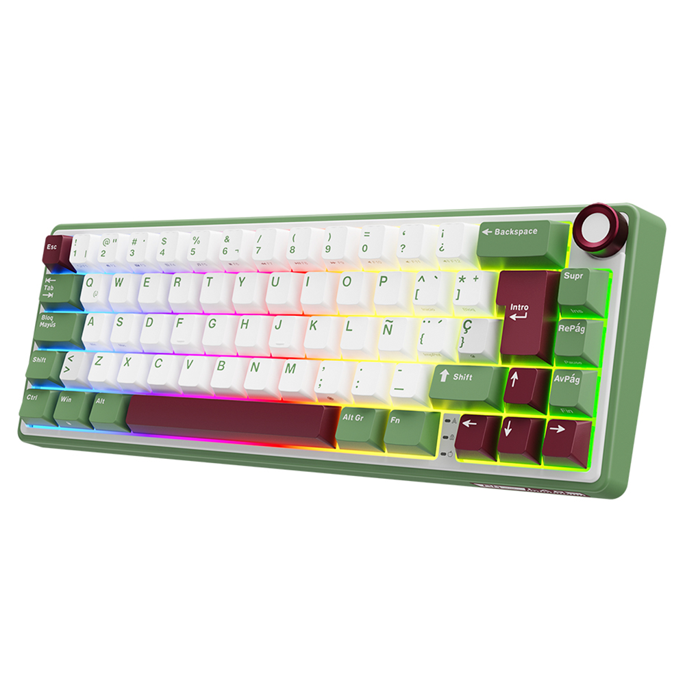 Teclado Royal Kludge R65 Green Sand