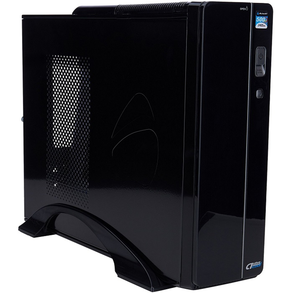 Gabinete Micro-ATX Acteck Bern, Incluye Fuente de Poder 500W, Diseño SFF, Color Negro