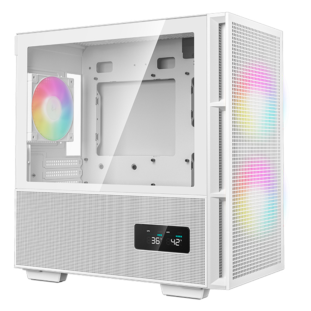 GABINETE DEEPCOOL CH360 DIGITAL BLANCO