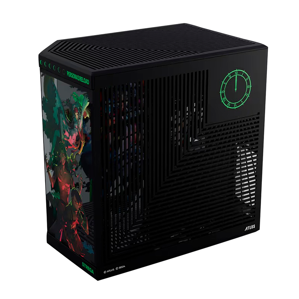 Gabinete E-ATX Hyte Y70 PERSONA 3 RELOAD Edition, Incluye Riser para Grafica en Vertical, Radiador 360mm Max, Color Negr