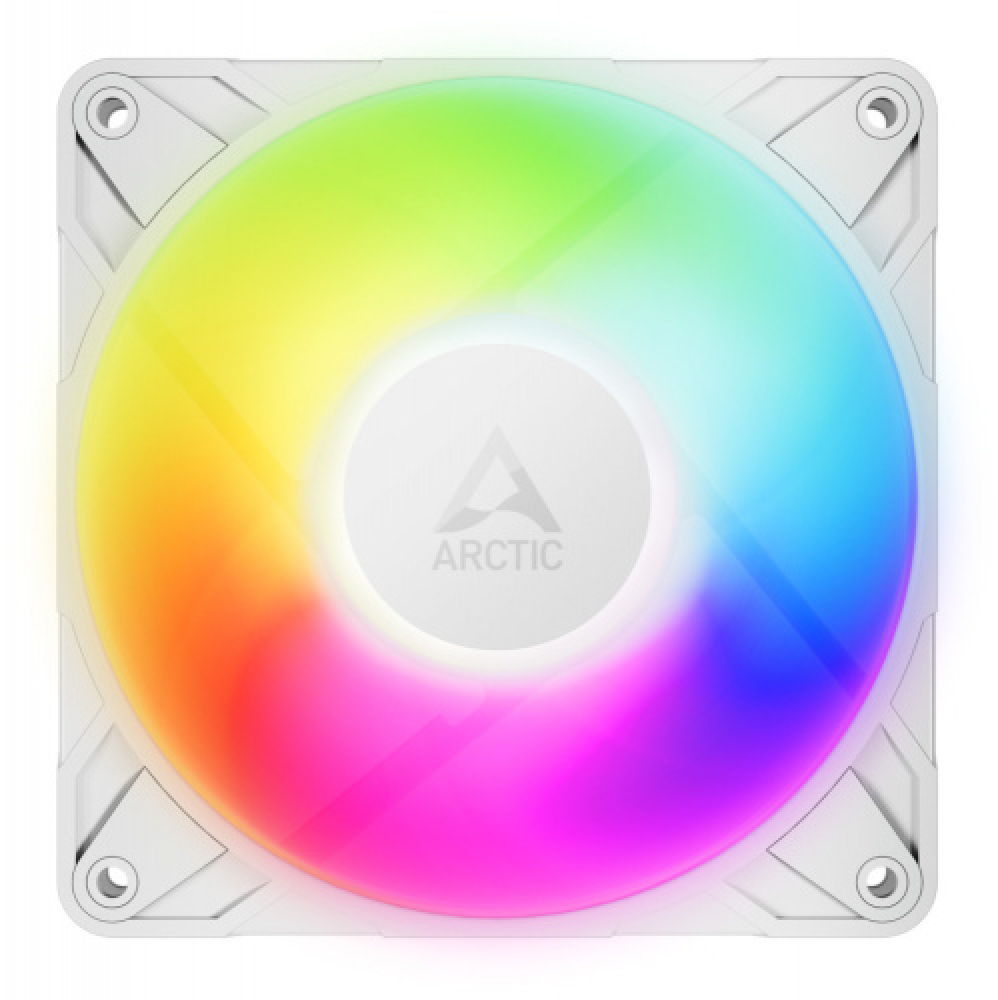 Ventilador 120mm Artic P12 Pro A-RGB, RGB, Sistema en Cadena, Color Blanco