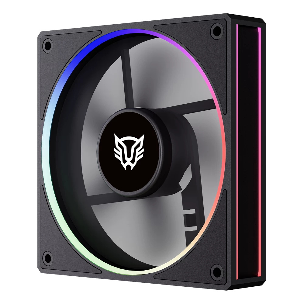 Ventilador 120mm Balam Rush EOLOX BORA EXB85, Sistema en Cadena, ARGB, Color Negro