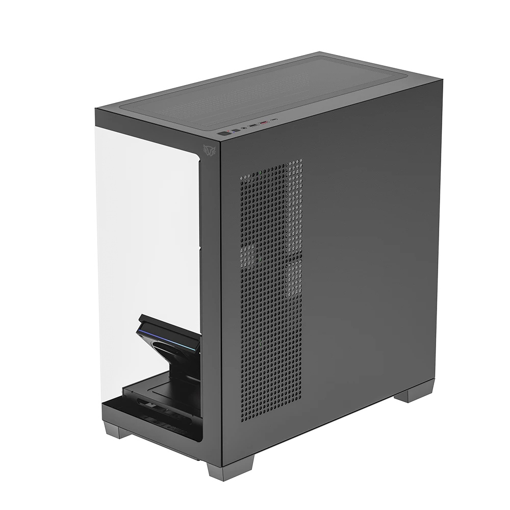Gabinete ATX Balam Rush Tank Polar 7900, Incluye 5 Fans 120mm ARGB, Radiador 360mm Max, Color Negro