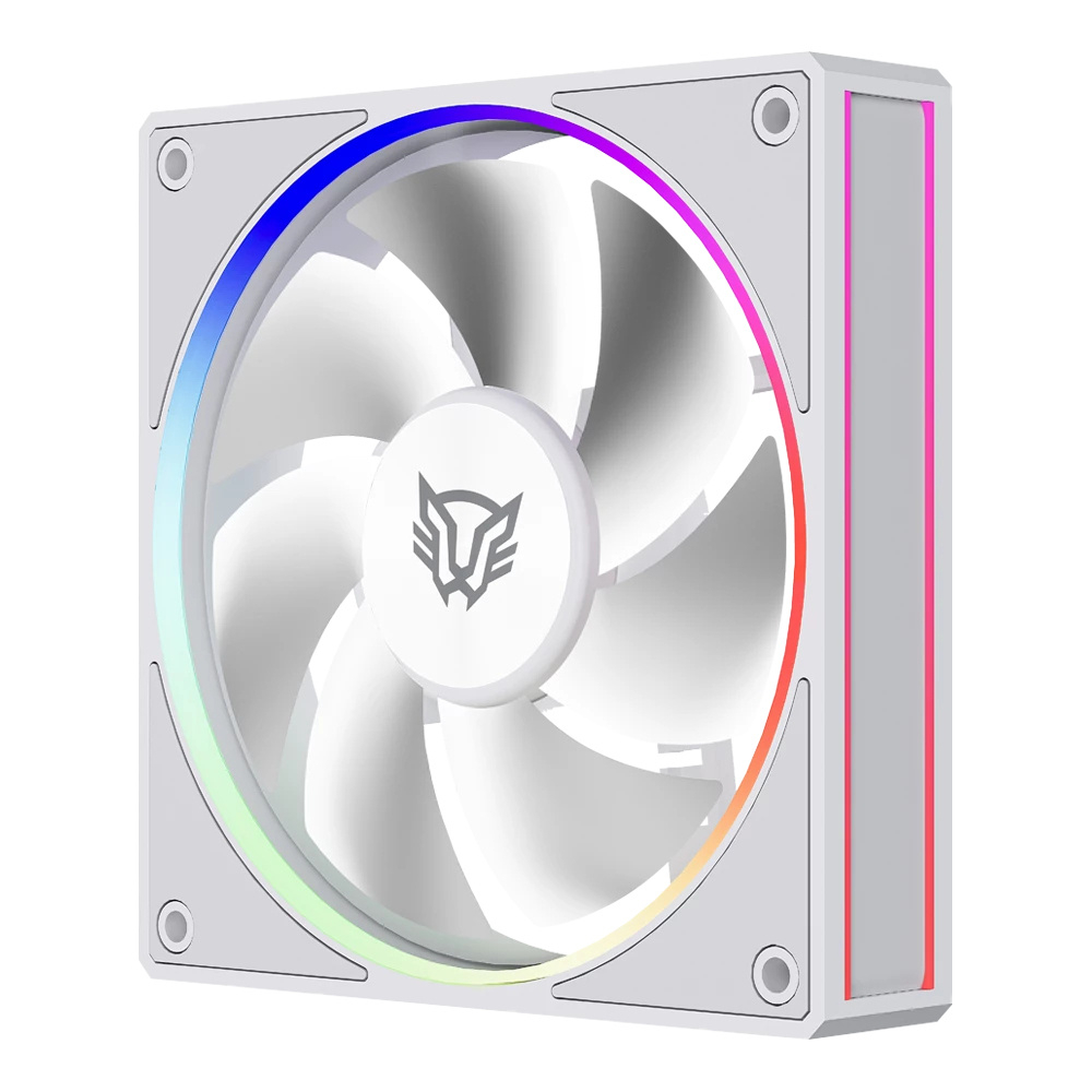 Ventilador 120mm Balam Rush EOLOX BORA EXB85, Sistema en Cadena, ARGB, Color Blanco
