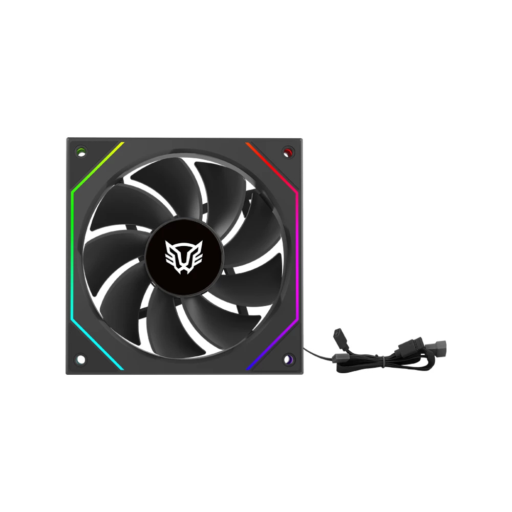 Ventilador 120mm Balam Rush EOLOX LINK EXL95R, Sistema en Cadena, ARGB, Color Negro
