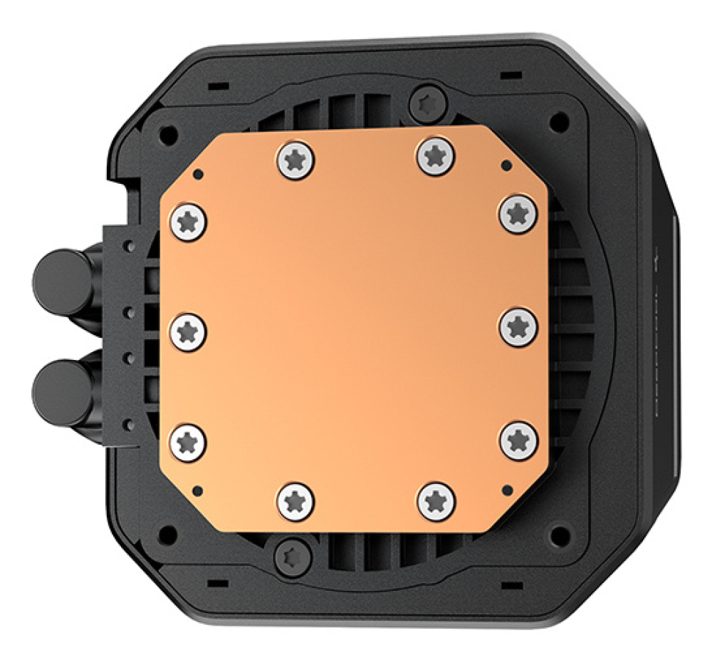 Enfriamiento Liquido 360mm DeepCool LM360, Pantalla LCD, ARGB, Color Negro