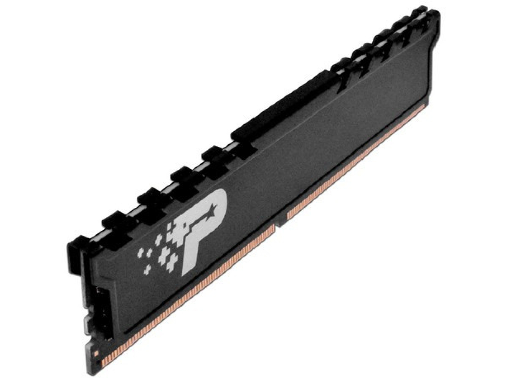 Memoria RAM DDR4 DIMM 16GB 3200MHz CL22 Patriot Signature Premium, Color Negro. PSP416G3200H1
