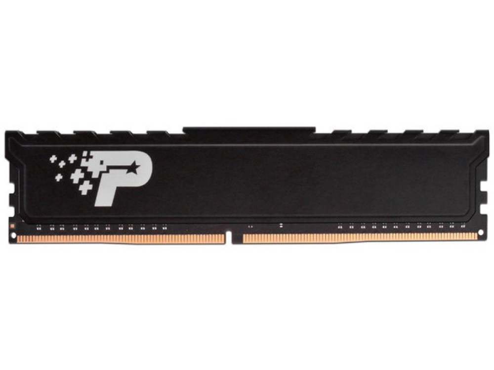 Memoria RAM DDR4 DIMM 16GB 3200MHz CL22 Patriot Signature Premium, Color Negro. PSP416G3200H1
