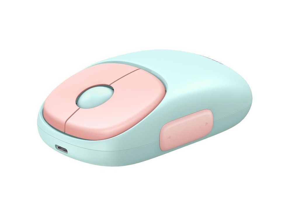 Mouse Inalambrico Ugreen FUN+ Verde/Rosa