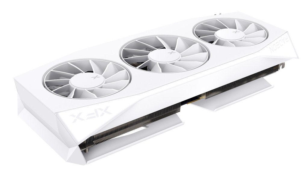 Tarjeta de Video AMD RADEON RX9060XT OC XFX Mercury White Ed, 16GB GDDR6, 2 DisplayPort + 1 HDMI, Min 450W