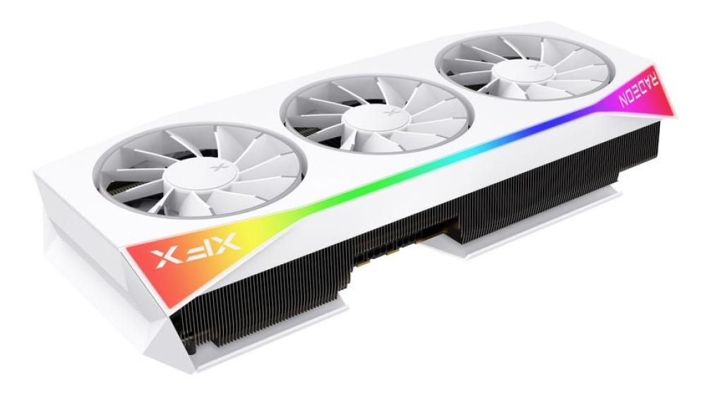 Tarjeta de Video AMD RADEON RX9070XT OC XFX Mercury RGB White, 16GB GDDR6, 3 DisplayPort + 1 HDMI, Min 800W