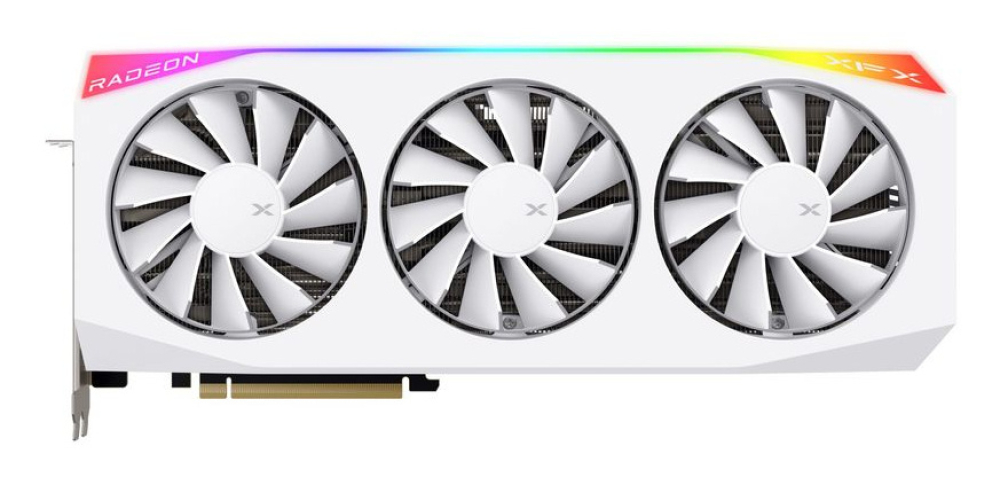 Tarjeta de Video AMD RADEON RX9070XT OC XFX Mercury RGB White, 16GB GDDR6, 3 DisplayPort + 1 HDMI, Min 800W