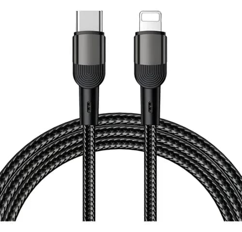CARGADOR PARA IPHONE GAMER 1.5 NEGRO