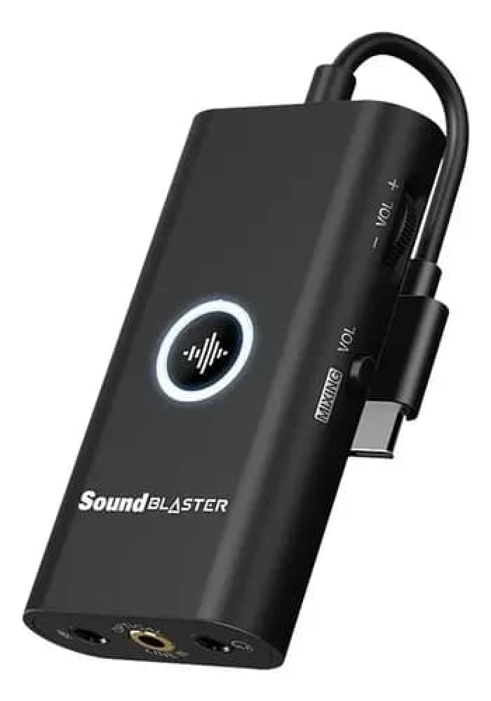 Tarjeta de Audio Creative Soundblaster G3, USB 3.0 Tipo A y C, para Windows, Mac, Nintendo Switch o PS4/5
