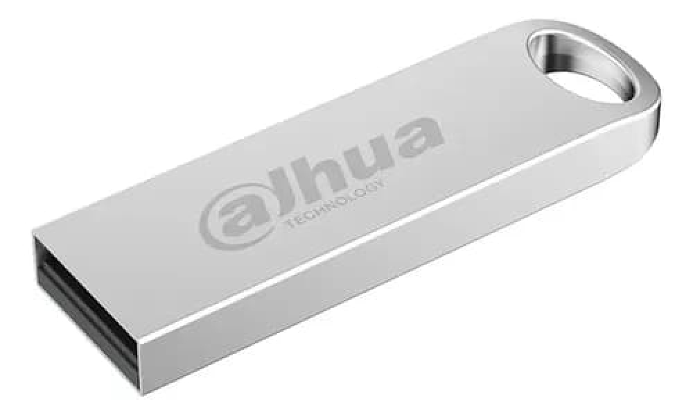 Memoria USB-A 32GB Dahua USB-U106-20-32GB, USB 2.0, Metal, Color Gris