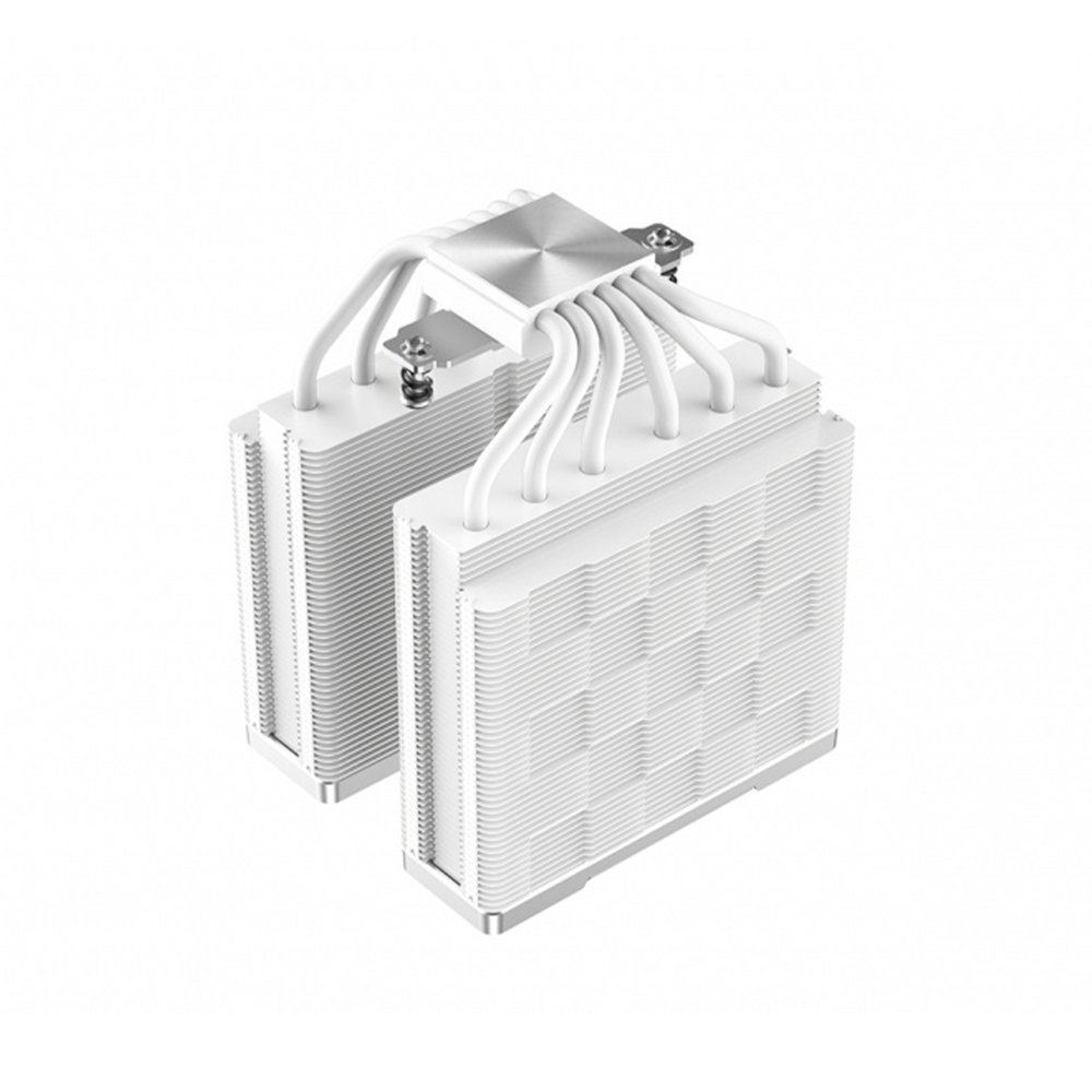 Disipador de Aire DeepCool AK620 WH, 2 Torres 2 Ventialdores 120mm, Color Blanco