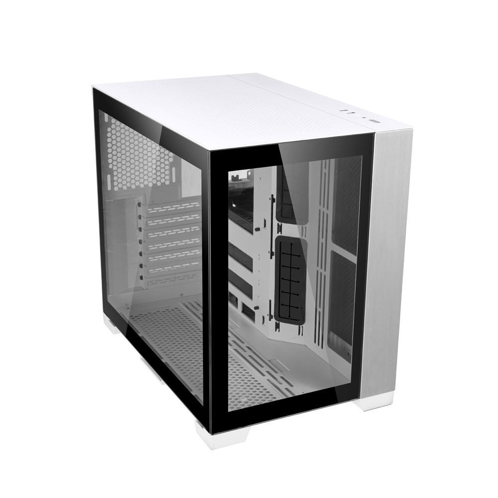 Gabinete ATX Lian Li O11 Dynamic Mini, Requiere Fuente SFX, Radiador 360mm Max, Color Blanco