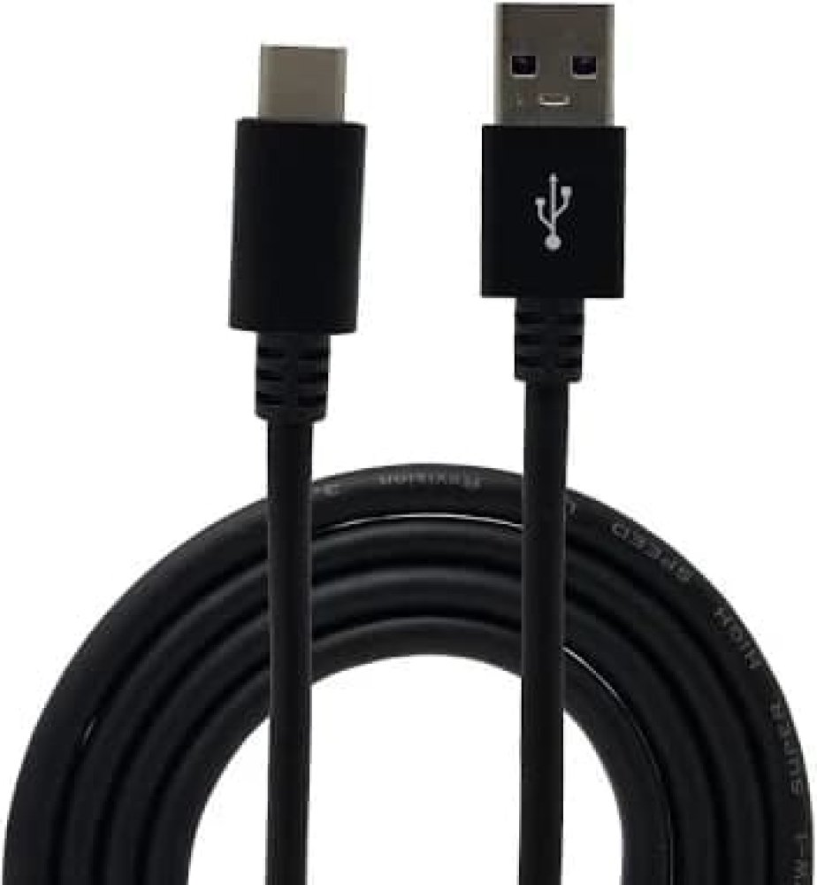Cable USB-C 3.0 a USB-A 3.0 1.8m Brobotix 171218, Cubierta de Plastico, Color Negro