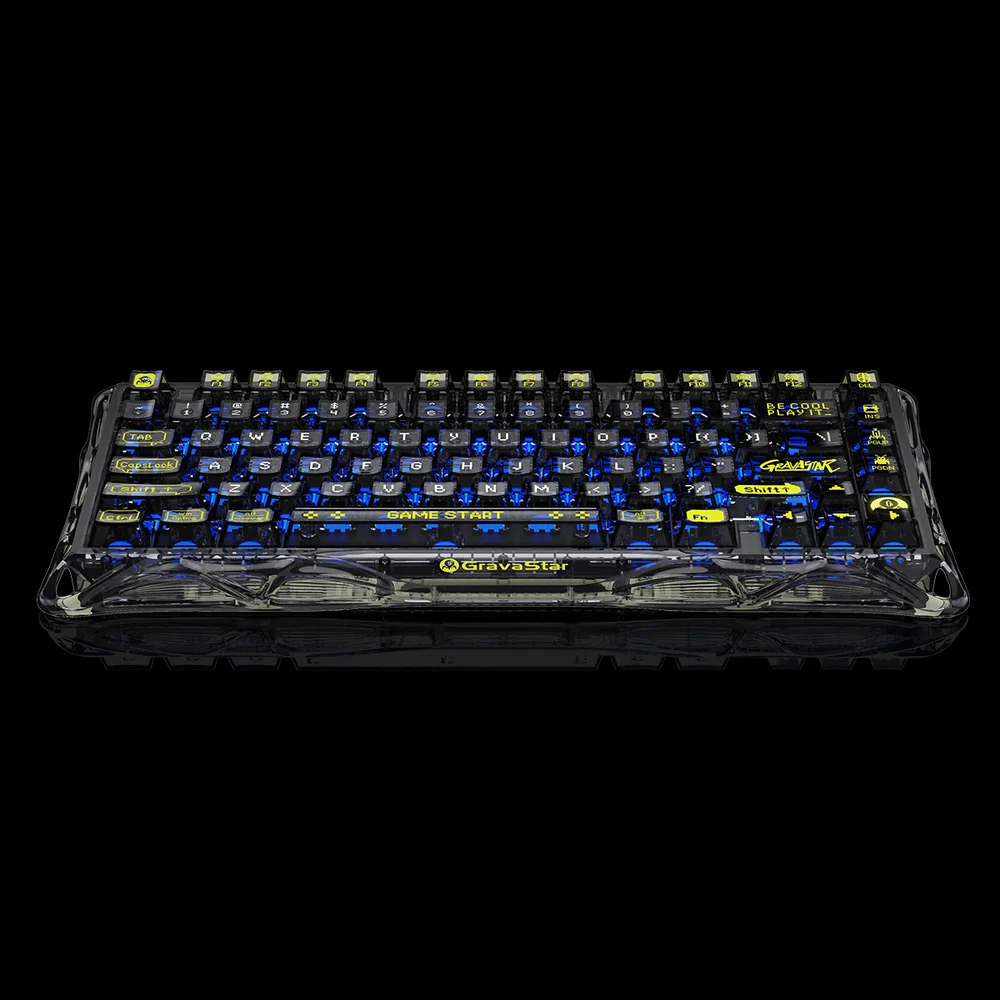 Teclado Gravastar K1 Lite Transparent B