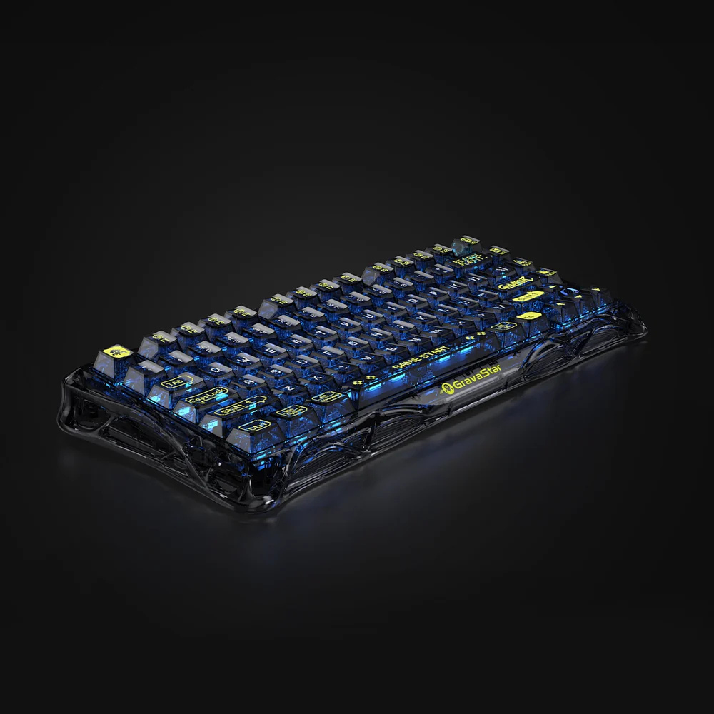 Teclado Gravastar K1 Lite Transparent B