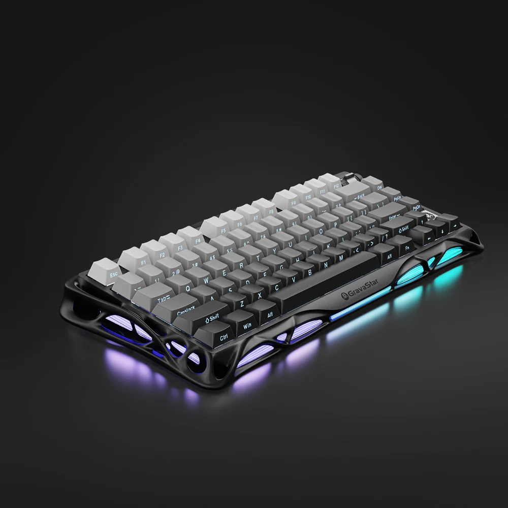 Teclado Gravastar K1 Gradient Black