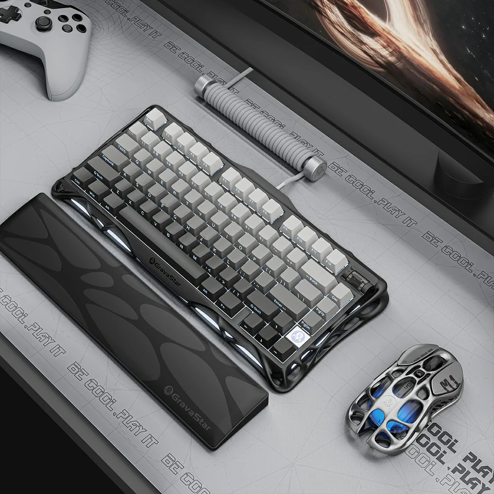 Teclado Gravastar K1 Gradient Black