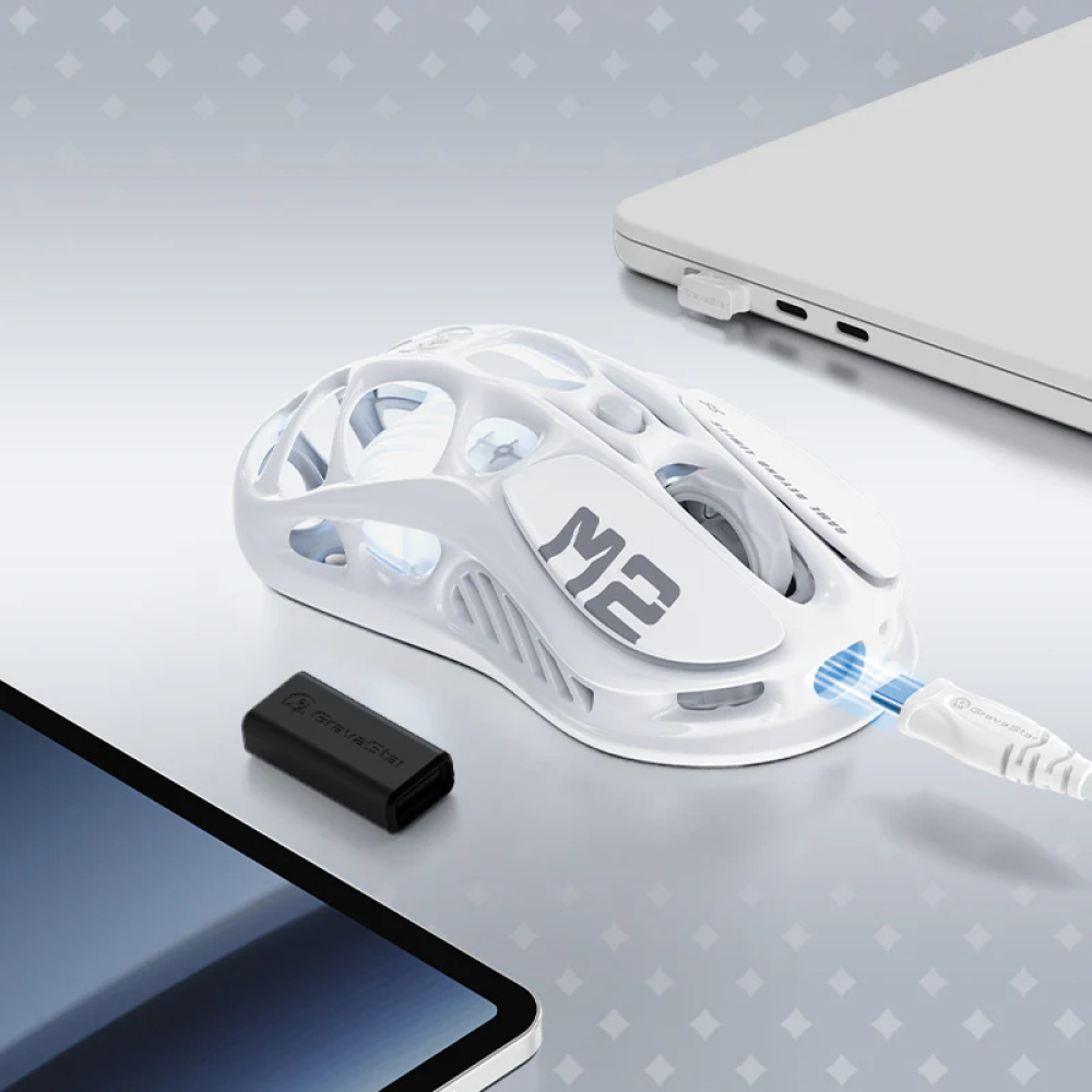 Mouse Gravastar Mercury M2 Opaline White