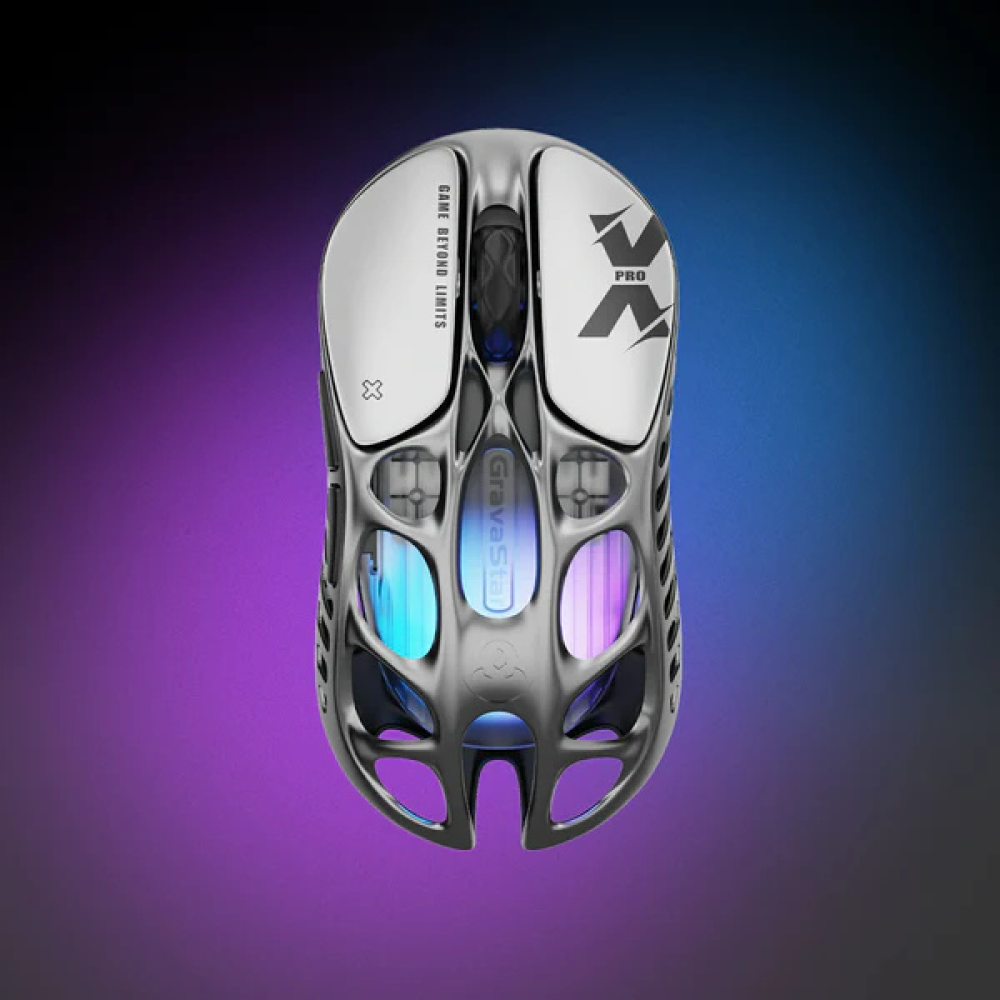 Mouse Gravastar Mercury X Pro Silver