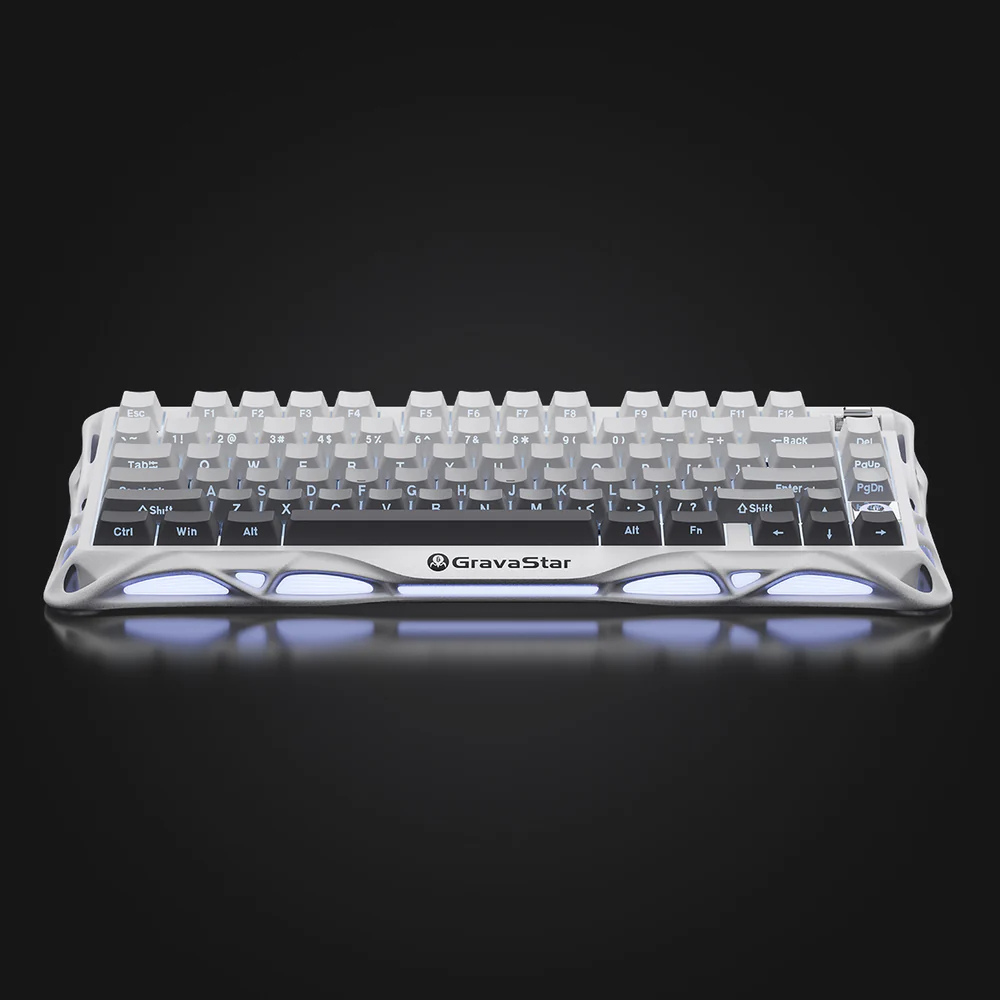 Teclado Gravastar K1 Gradient White