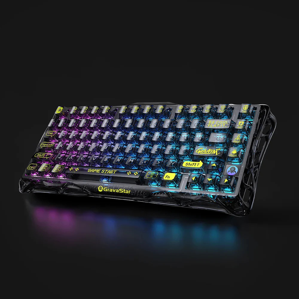 Teclado Gravastar K1 Lite Transparent B