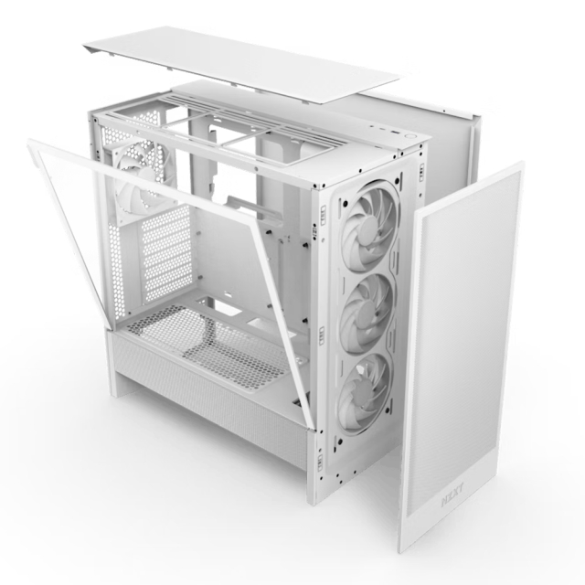 Gabinete NZXT H7 Flow RGB Blanco 2024