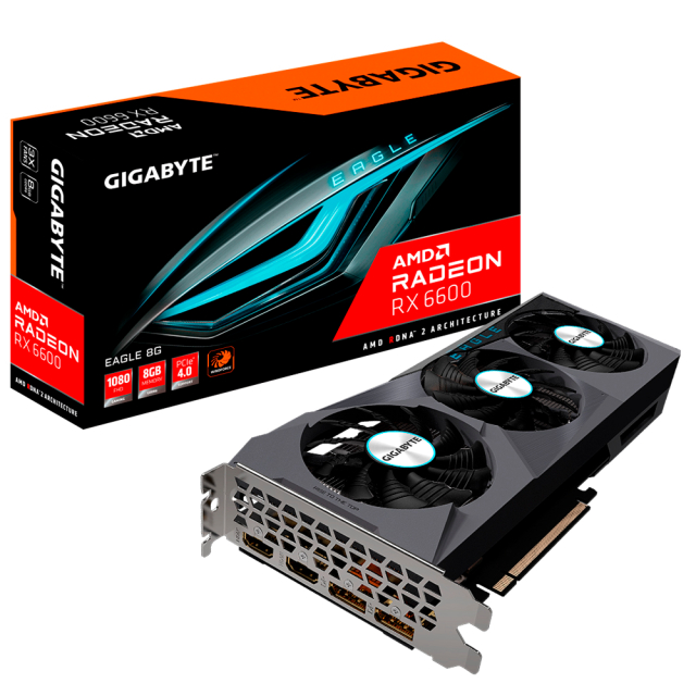 GPU RX6600 Gigabyte Eagle 8GB 3Fans
