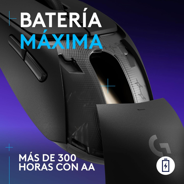 Mouse Logitech G309 inalambrico negro