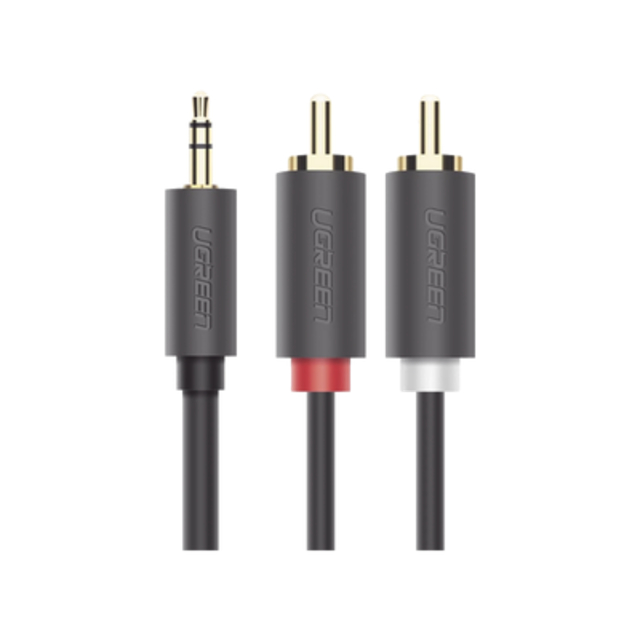Convertidor Ugreen 3.5mm a 2 RCA 3m