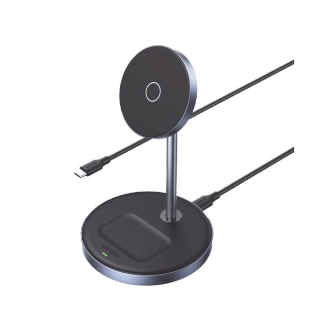 Cargador inalambrico Ugreen 2 en 1 20w 9