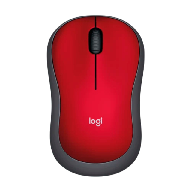Mouse Logitech M185 Rojo 910-003635