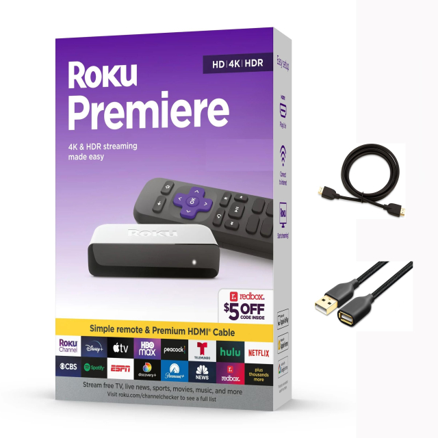 Roku Premiere HD 4K 3920RW-SW